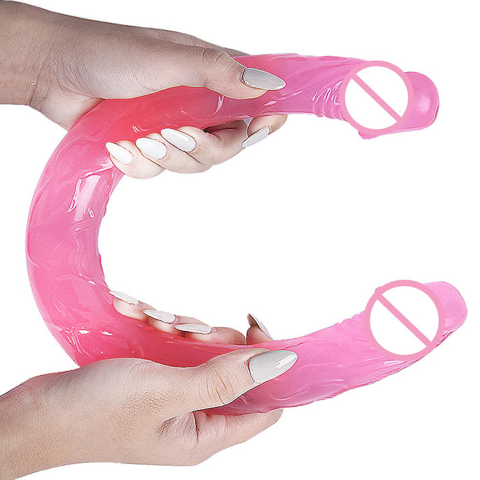 Shop bán Dương vật giả 2 đầu trong suốt Double Dong sextoy cho les đồng tính Nữ có tốt không?